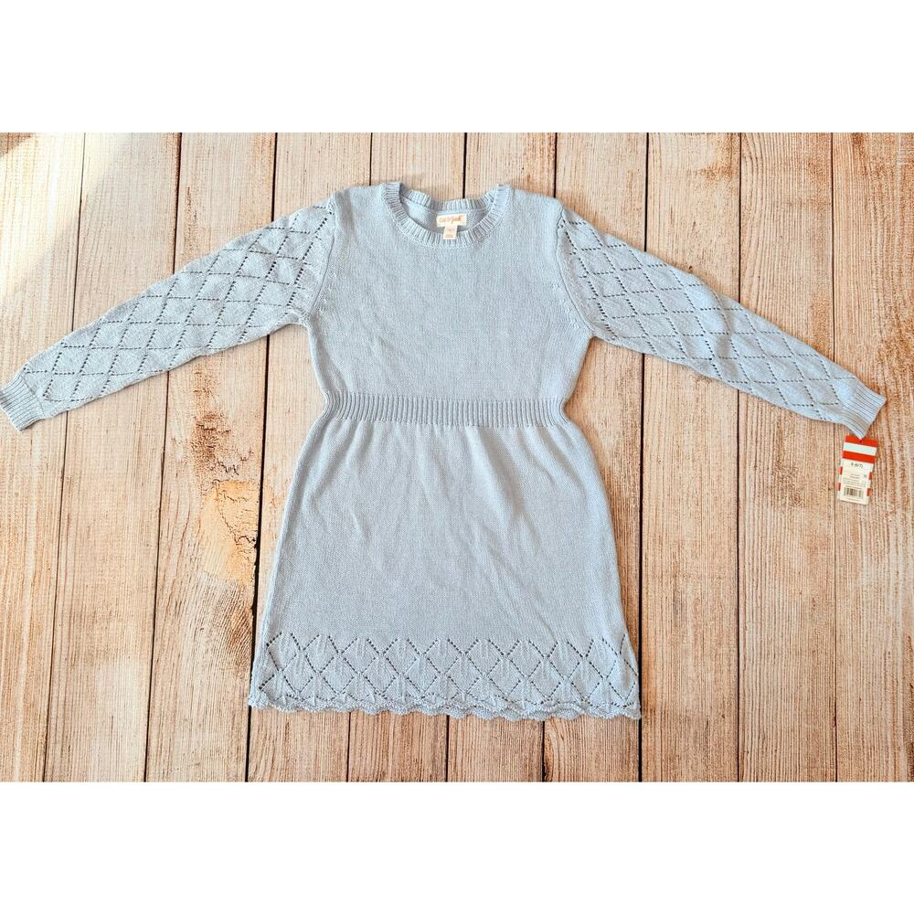 NWT Girls Small (6/7) CAT & JACK - Knit Sweater Dress